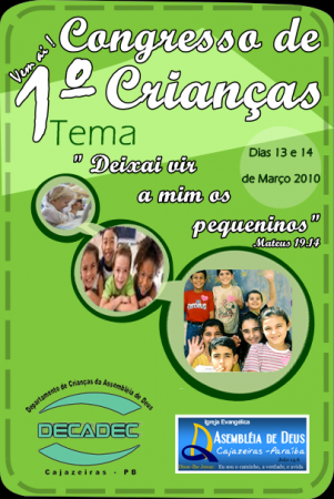 1º congresso de Crianças em Cajazeiras-PB